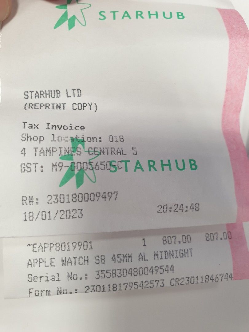 Starhub hotsell apple watch