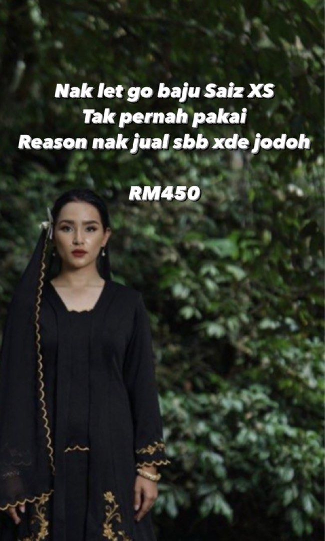 New Baju Kurung Sulam Hitam Viral Tunang Nikah Raya Tujoh Kuntom Kutu