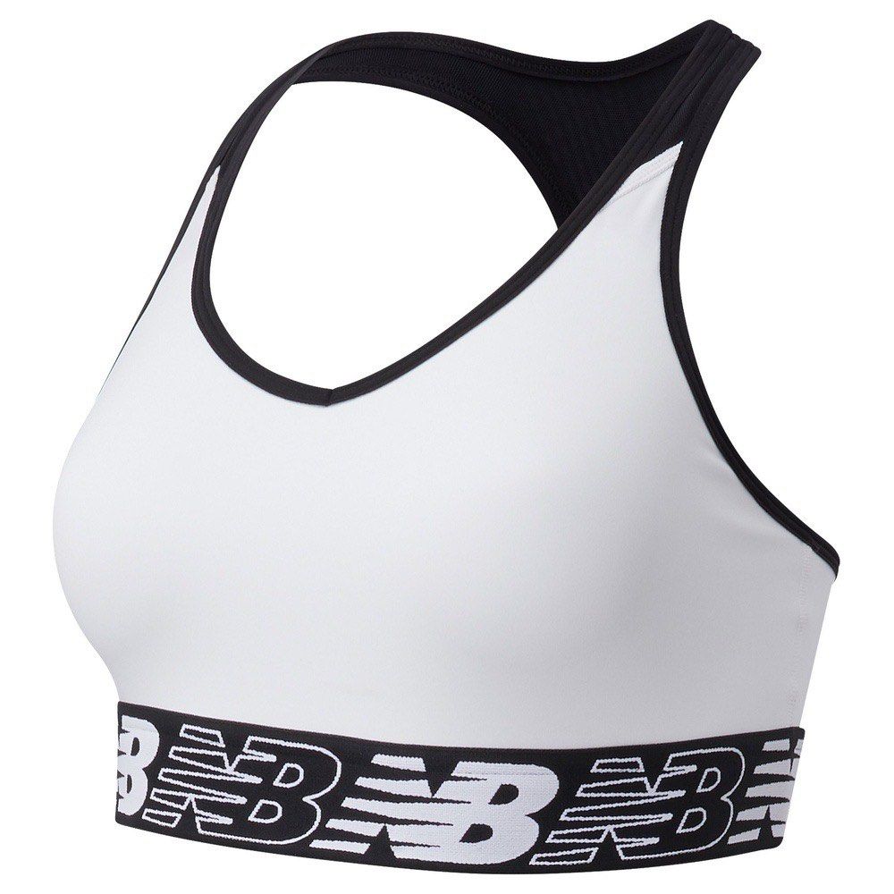 White and best sale black sports bra
