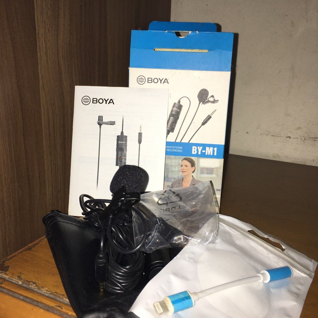 NEW Boya Mic ByM1, Elektronik, Audio di Carousell