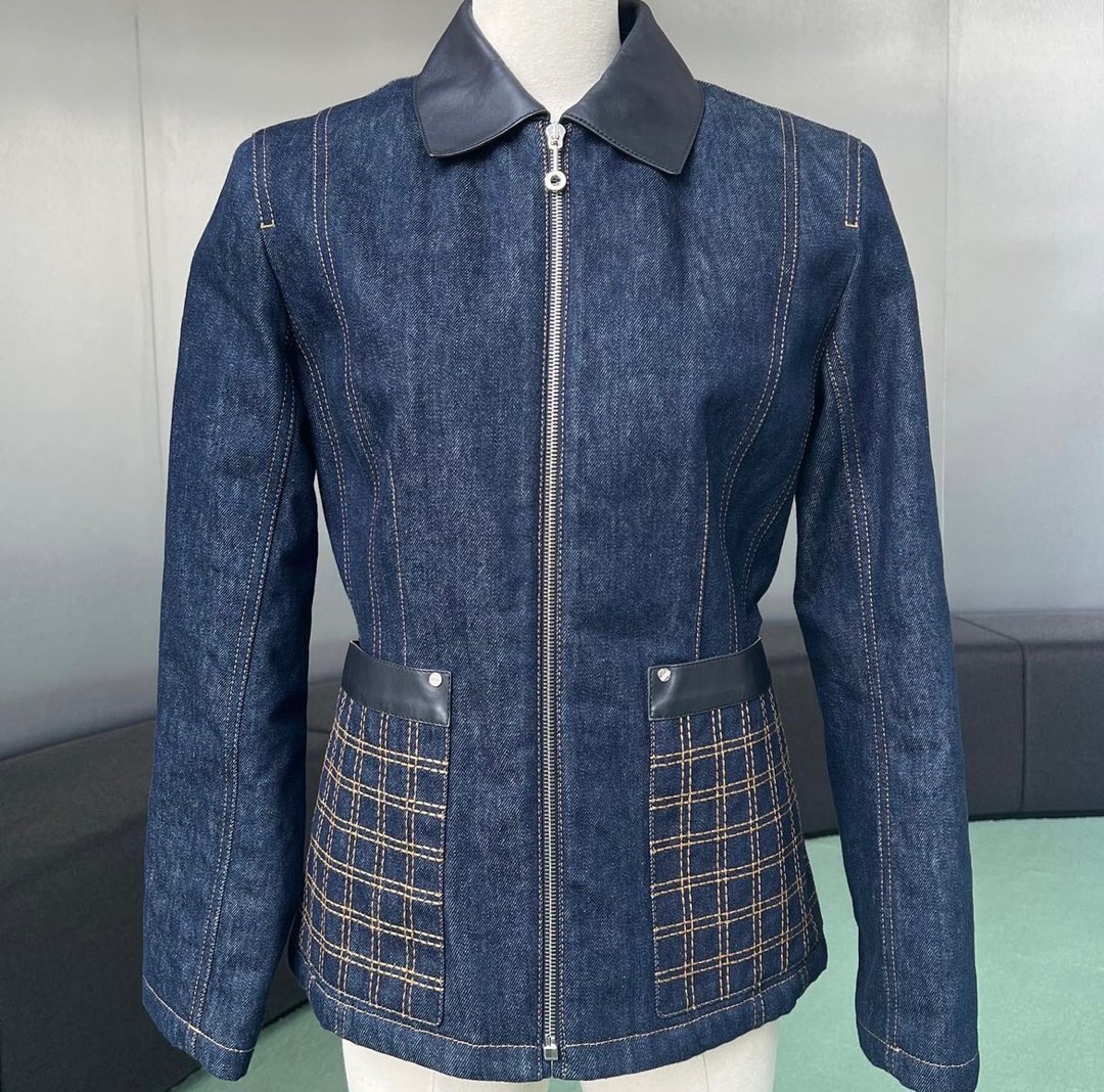 NEW Hermes Denim Jacket 38, Luxury, Apparel on Carousell