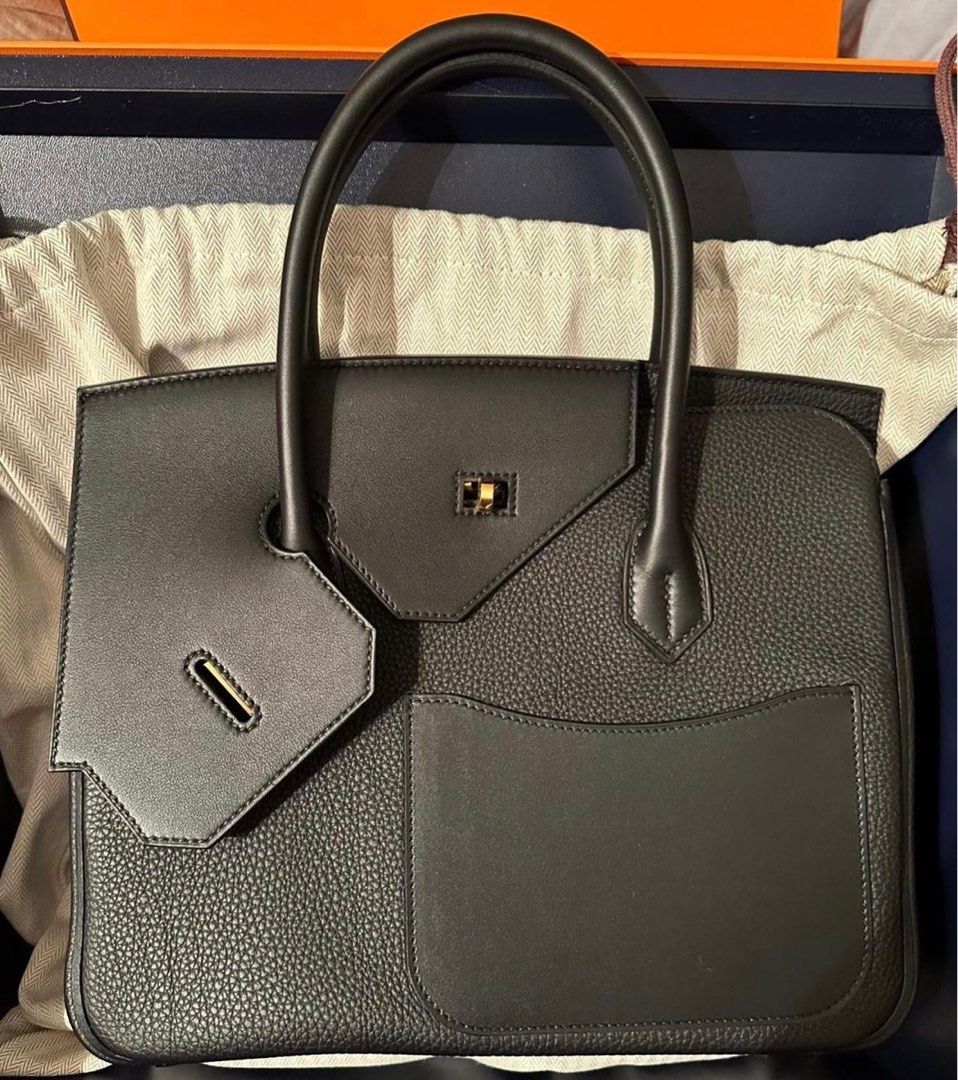NEW Hermes Disorder Birkin 30 Black Togo/Swift Ghw, Luxury, Bags ...