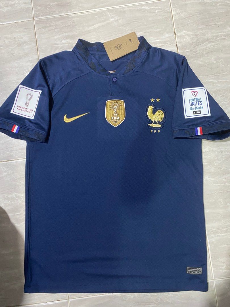 France jersey with world shop cup patch