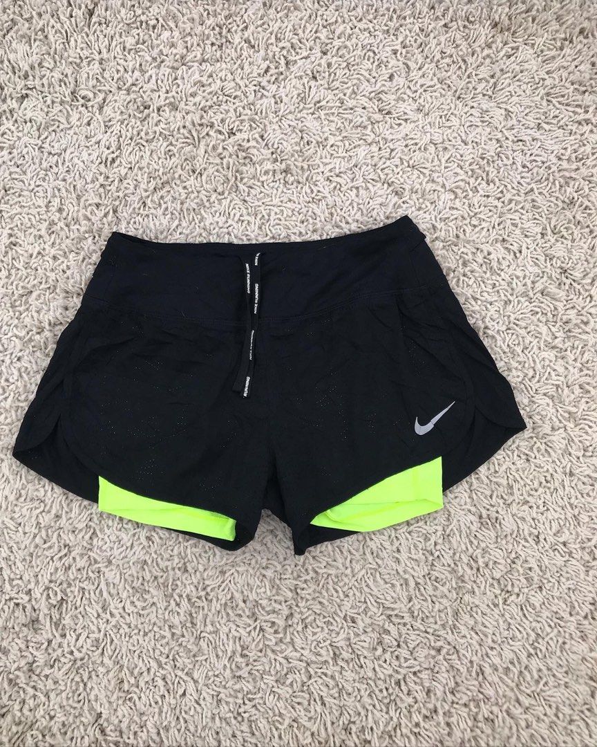 womens 2 in 1 running shorts nike