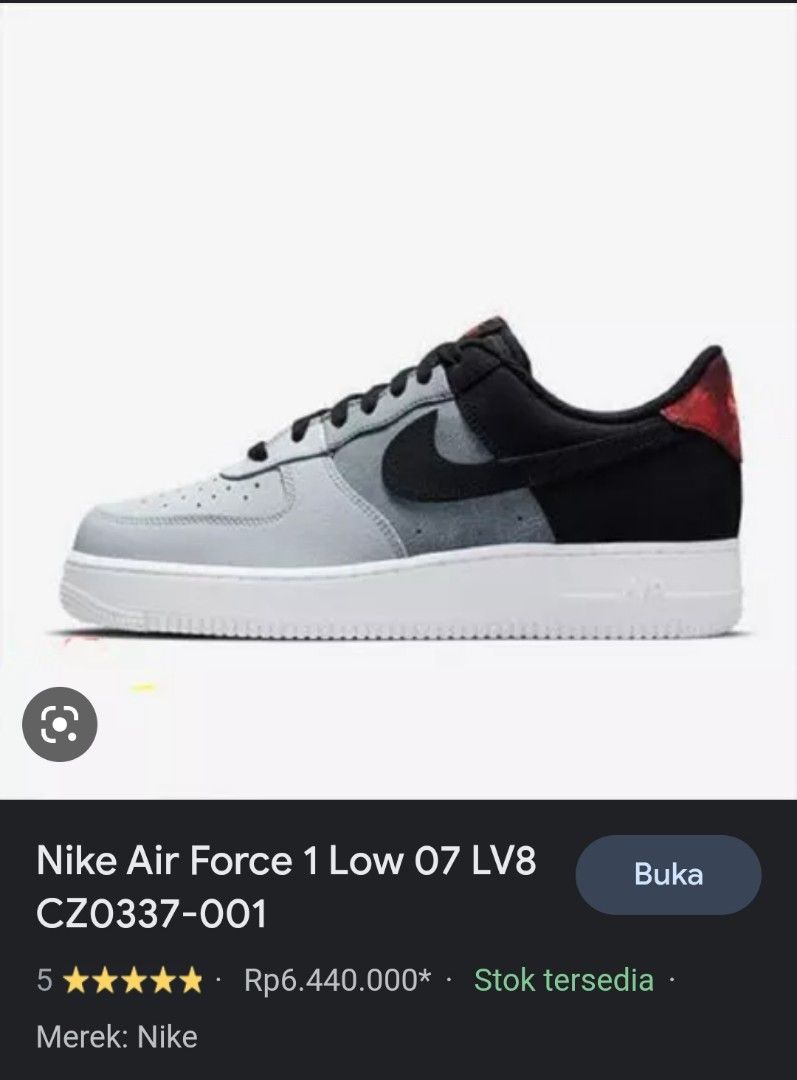 Nike Air Force 1 Low '07 LV8 Black Smoke Grey Size 13 CZ0337 001