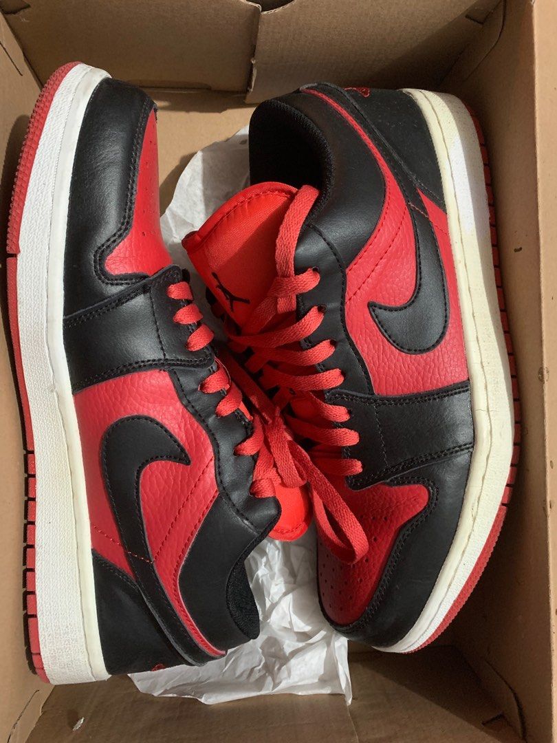air jordan black red