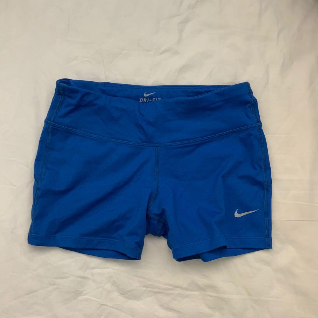 Nike Booty Shorts/Tights in Electric Blue, Women's Fashion, Activewear