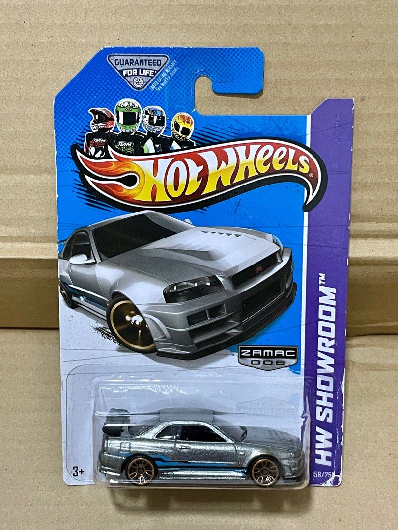 Nissan Skyline GTR (R34) Zamac Hot Wheels Hotwheels, Hobbies & Toys