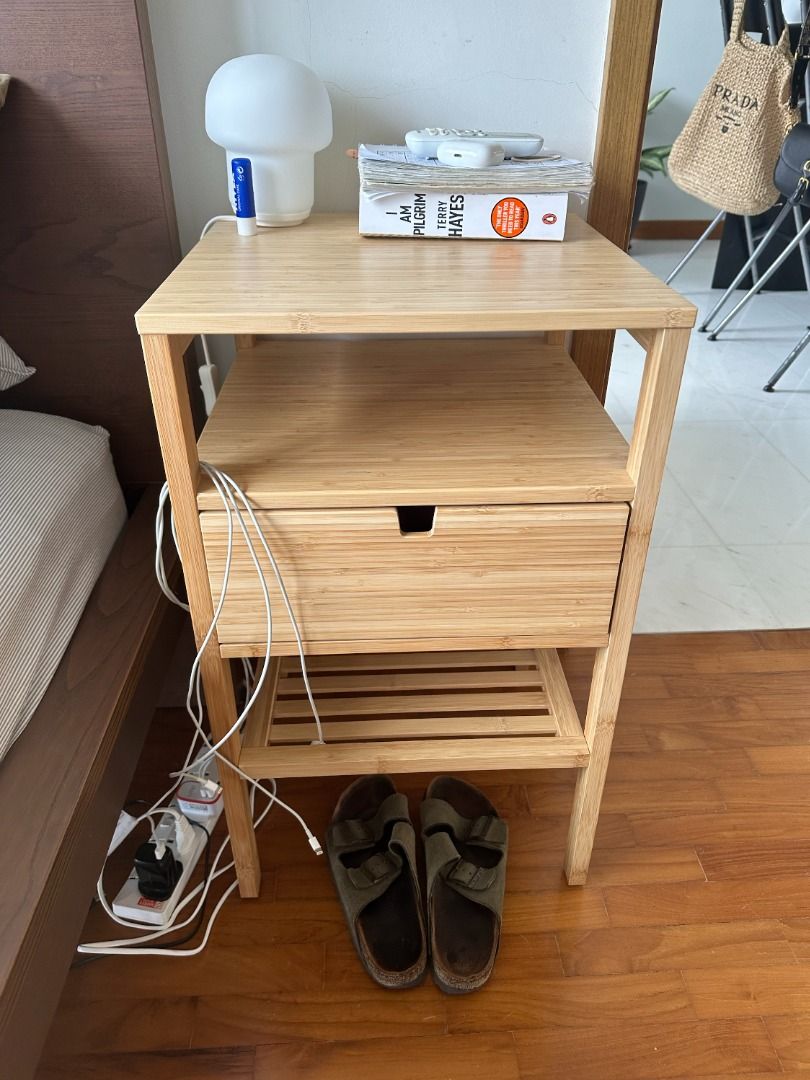 NORDKISA Ikea Bedside Table, Furniture & Home Living, Furniture, Tables