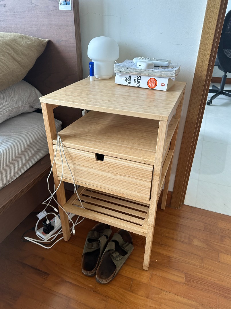 NORDKISA Ikea Bedside Table, Furniture & Home Living, Furniture, Tables