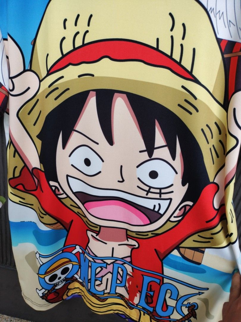 One Piece Monkey D. Luffy Korean Tshirt, Women's Fashion, Tops, Shirts ...