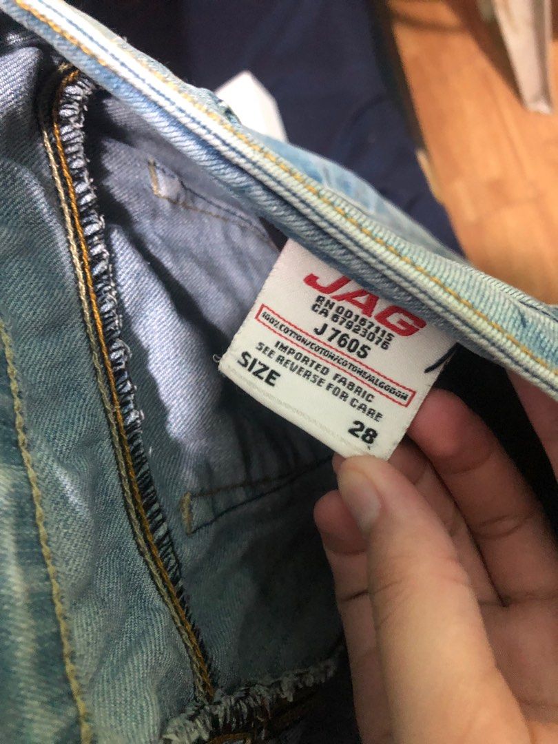 Original Jag Jeans (Category: Jeans) located in Manila. Submitted by dclutterrr (Listing ID 1210445670, Image 3). Description: In very good condition No flaw/s Thick denim.