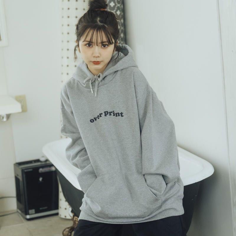 OVERPRINT 4th Anniversary hoodie hoodie limited Navy 4周年復刻版