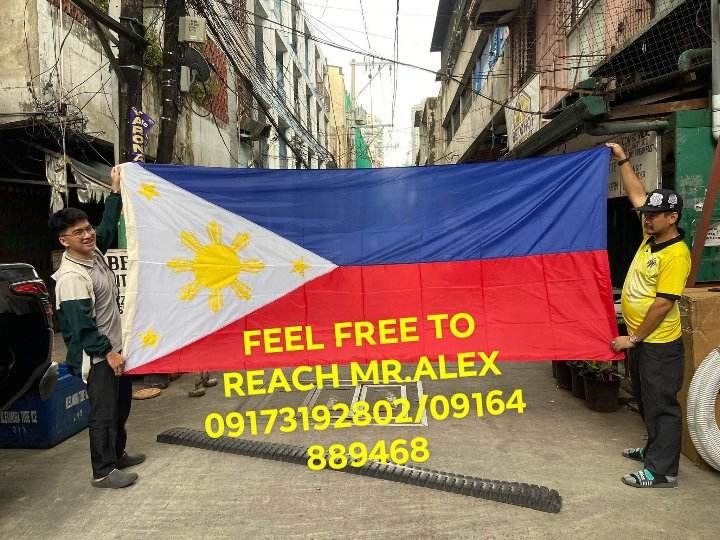 Philippine Flag (Specs 5ft. x 10ft. (Nylon), 4ft. x 8 ft. (Nylon) and