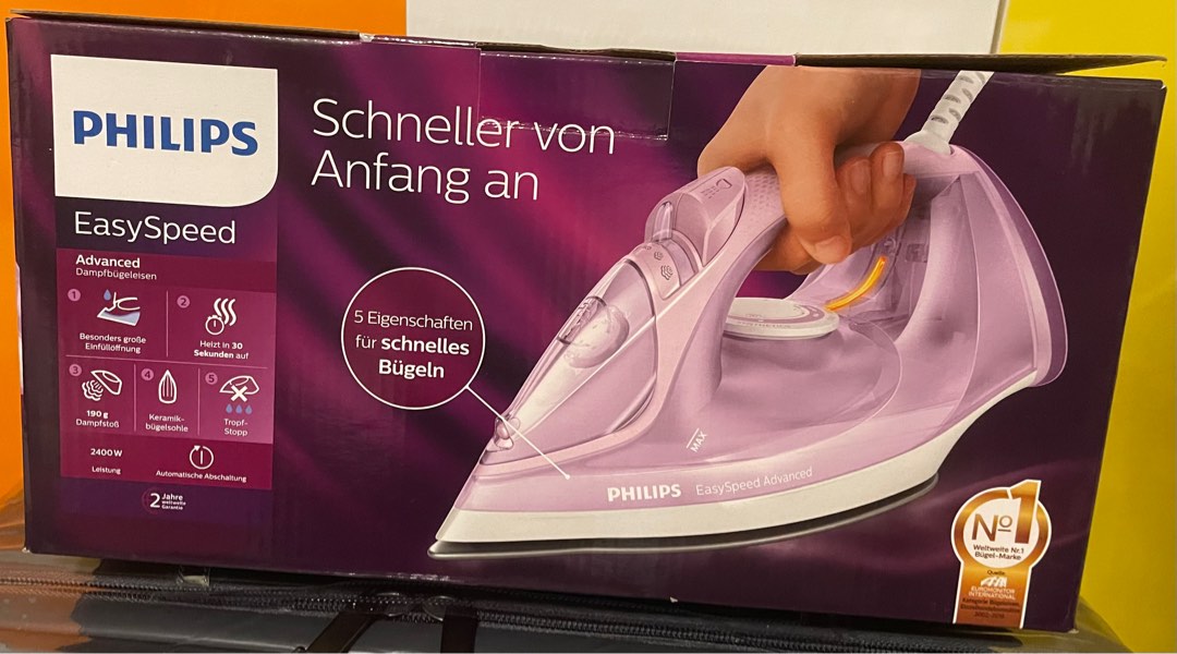 Philips Iron, TV & Home Appliances, Irons & Steamers on Carousell