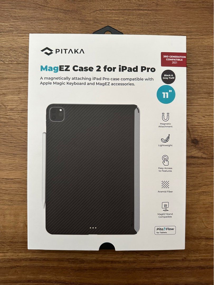 PITAKA MagEZ Case 2 for iPad Pro, Mobile Phones & Gadgets, Mobile ...