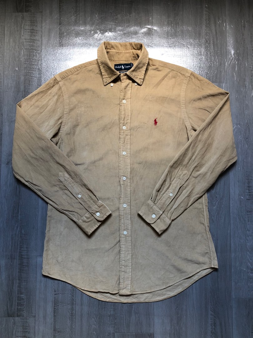 Polo Ralph Lauren Corduroy Longsleeve, Men's Fashion, Tops & Sets ...