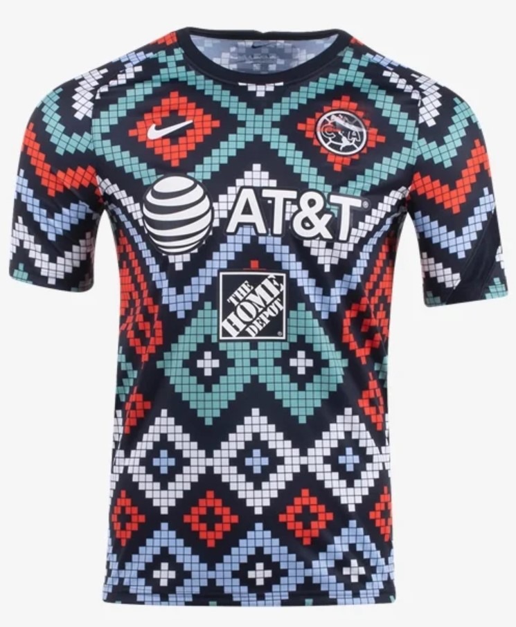 Club america warm up jersey sales
