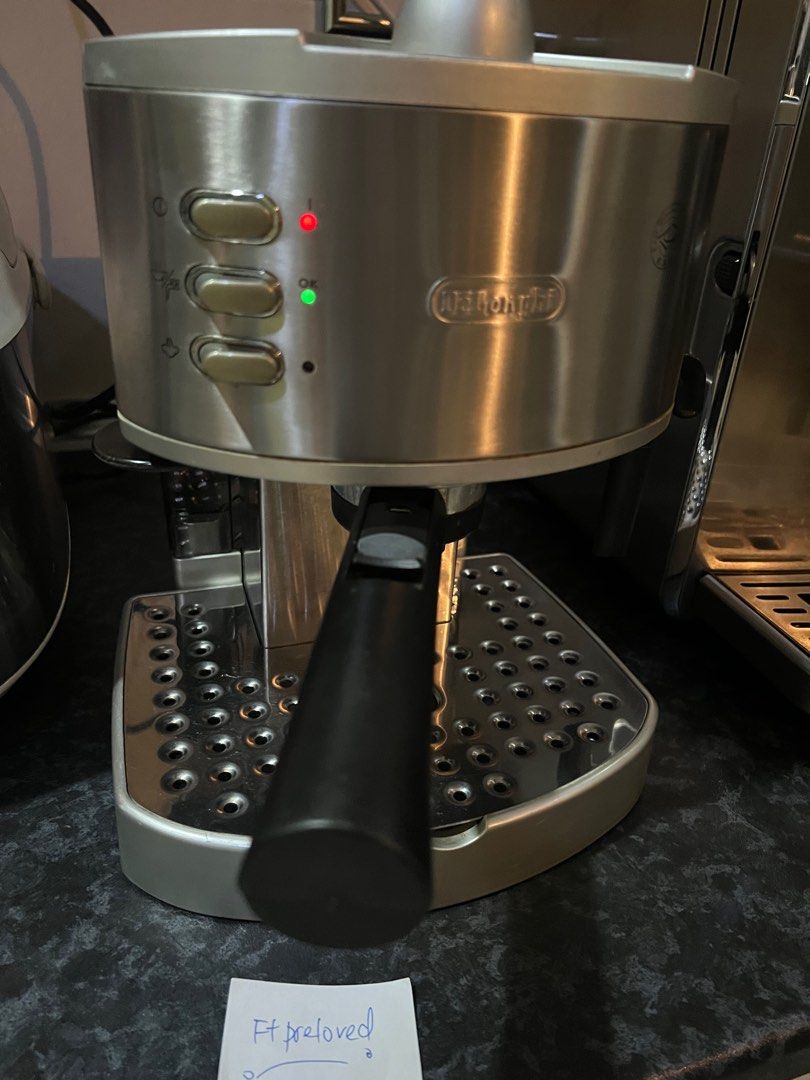 Preloved Delonghi EC330S Espresso Coffee Machine, TV & Home Appliances