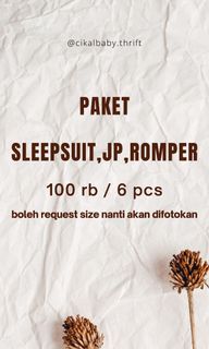 Preloved Sleepsuit Jumper Romper Bayi