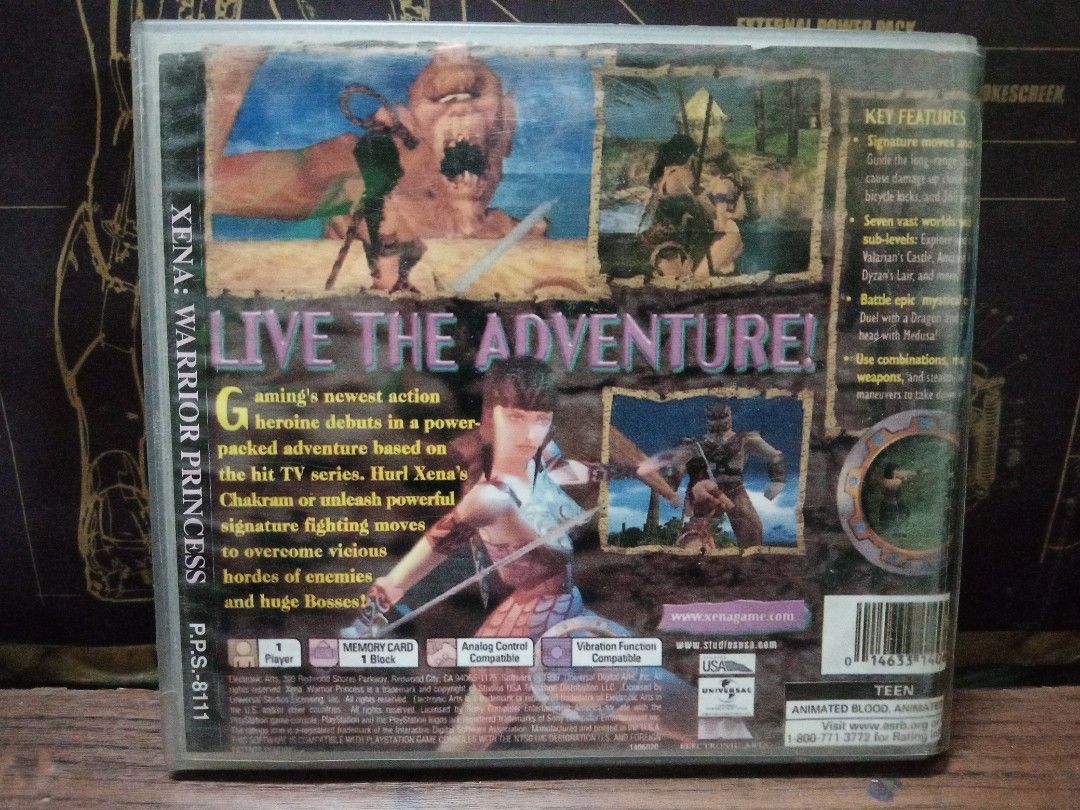 PS1 Game Xena Warrior Princess (Category: PlayStation) located in San Pablo. Submitted by fredambion (Listing ID 1210470033, Image 2). Description: *What You See Is What You Get *PS1 Game Xena Warrior Princess *For Only 100 *Tested Working on My Modified PS1 Console *Local Game *Scratches on CD *Check Pictures *Payment via Gcash or Palawan Express *Shipping via JRS Express Door to Door or LBC Cop Branch Pick Up *Meet up San Pablo City Laguna.