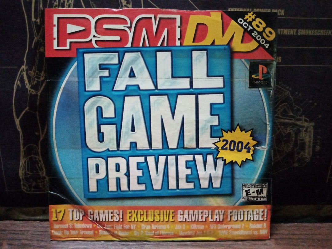 PS1 PSM DVD 2004 Fall Game Preview, Video Gaming, Video Games
