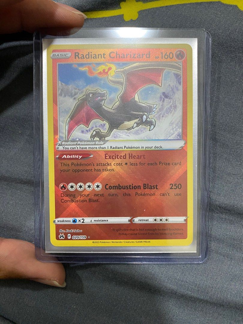 Radiant Charizard from crown zenith, Hobbies & Toys, Toys & Games on Carousell Radiant Charizard from crown zenith, Hobbies & Toys, Toys & Games on Carousell