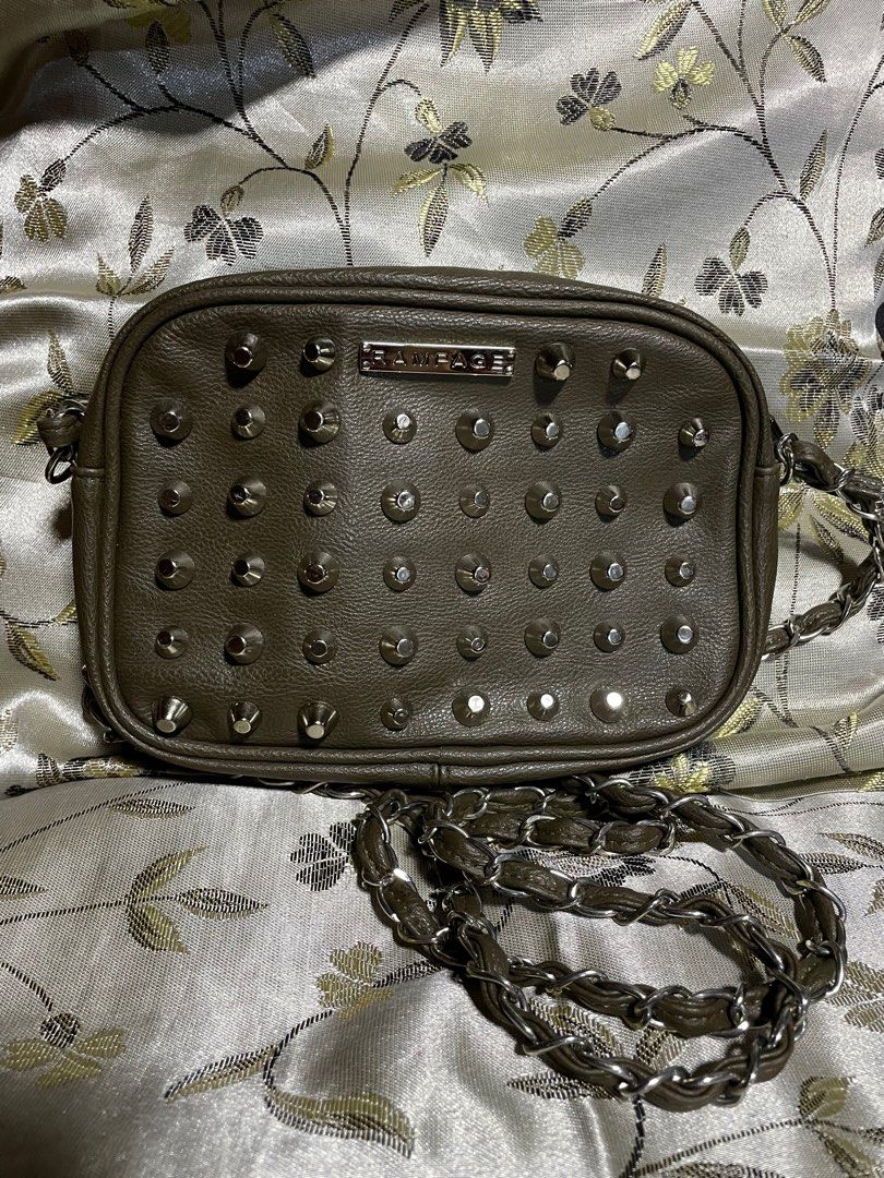 Rampage small studded sling bag, Women's Fashion, Bags & Wallets, Cross