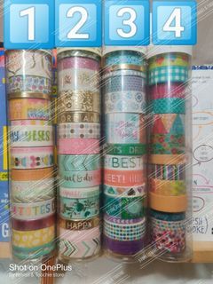 Recollections Washi Tapes long tubes