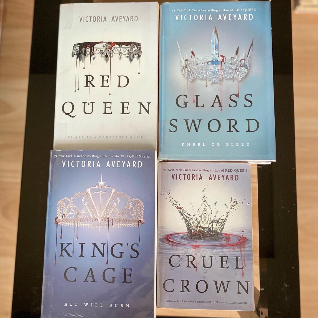 Red queen books, Hobbies & Toys, Books & Magazines, Fiction & NonFiction on Carousell
