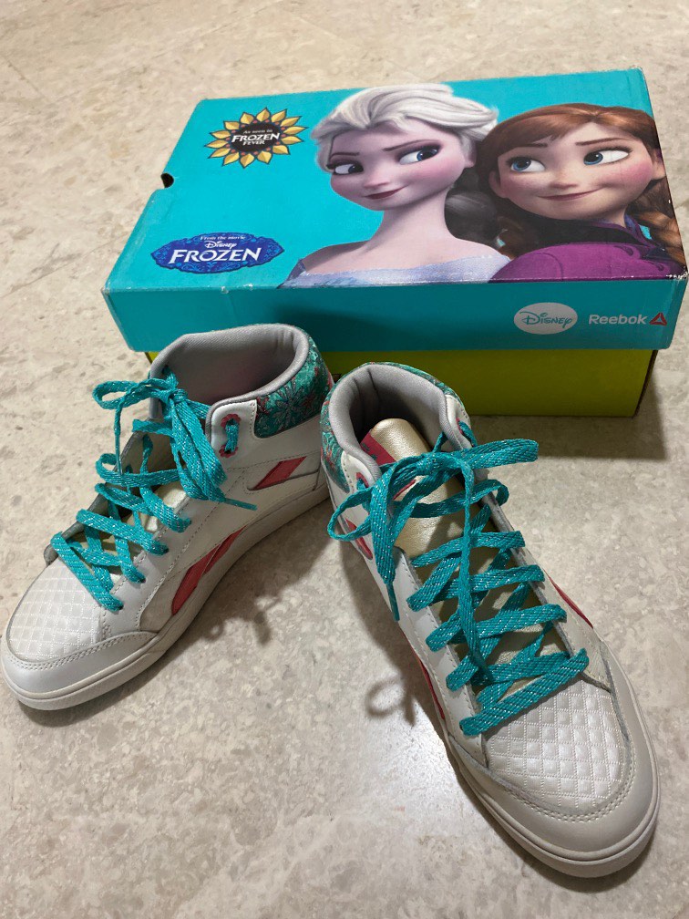 Reebok Elsa high cut boots sneakers, rubber slippers, Babies