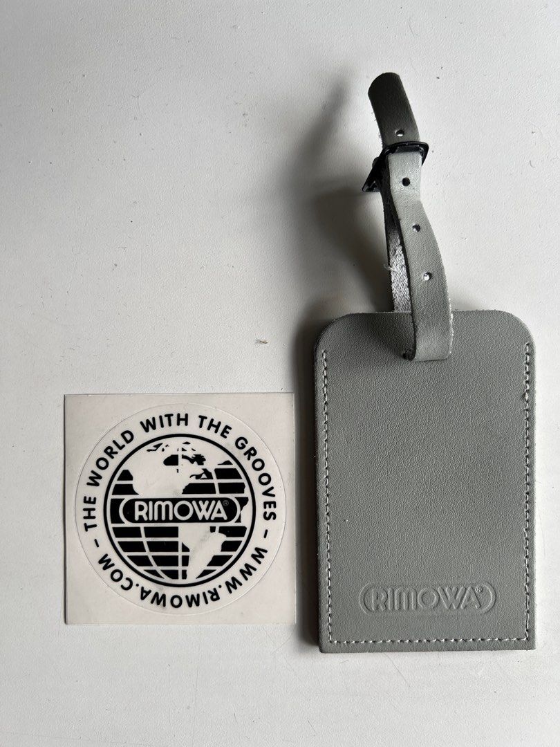 RIMOWA authentic leather Luggage Tag, Hobbies & Toys, Travel, Luggage