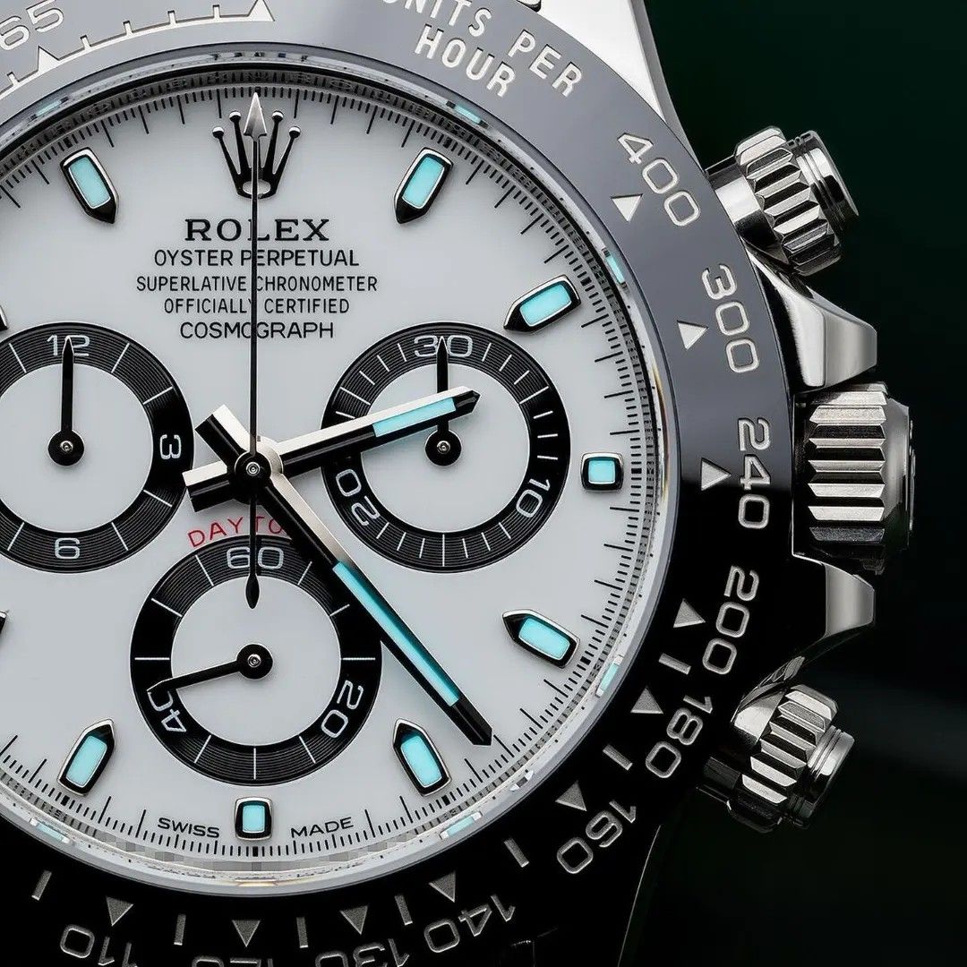 Rolex Daytona Cosmograph Panda White Ceramic Bezel New in Box