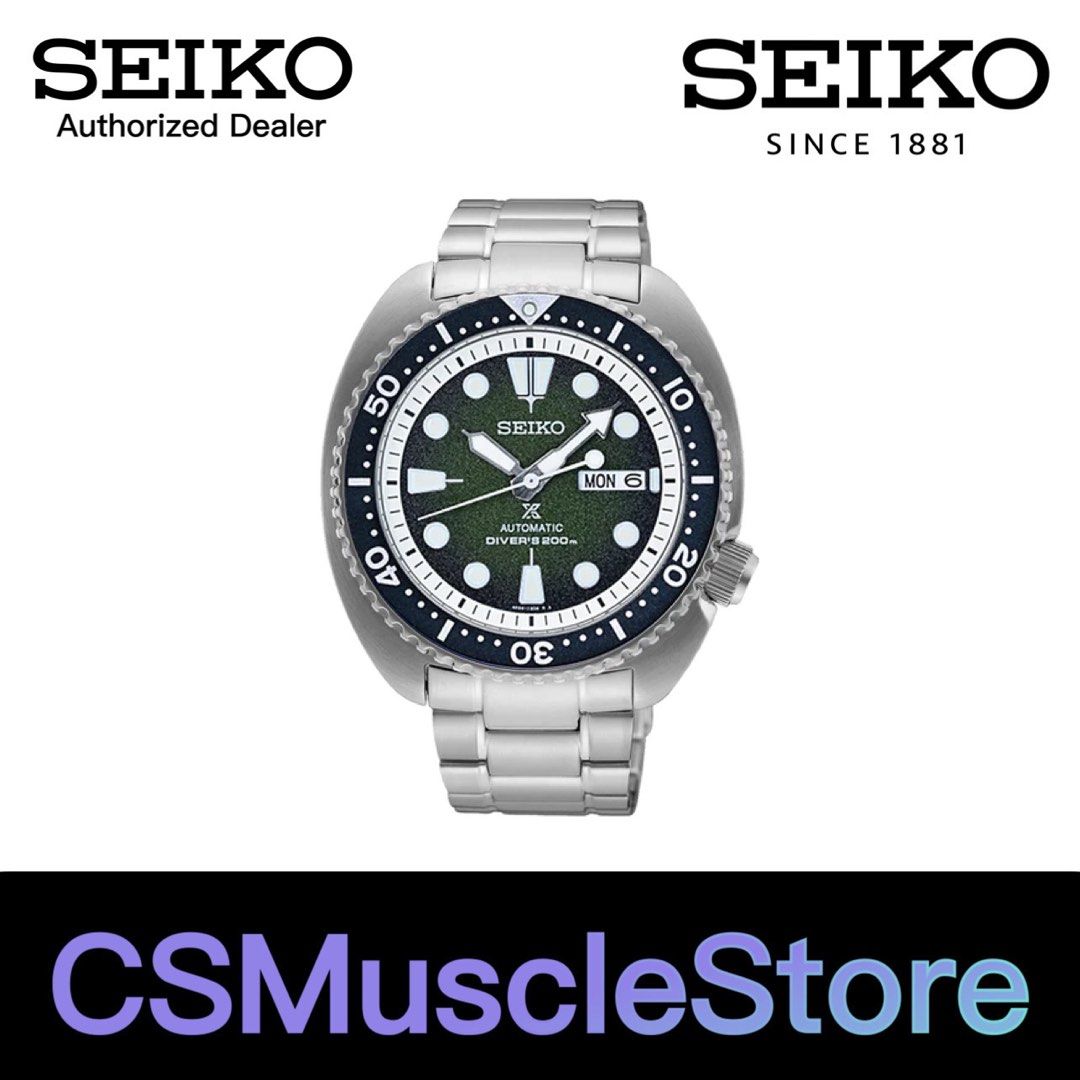 SEIKO Prospex Turtle Green Sea Urchin Limited Edition Automatic Divers  SRPJ51K1, Men's Fashion, Watches & Accessories, Watches on Carousell