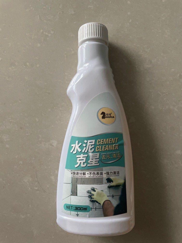 SHIMA CEMENT CLEANER REMOVE CONCRETE AND CLEAN, Furniture & Home Living
