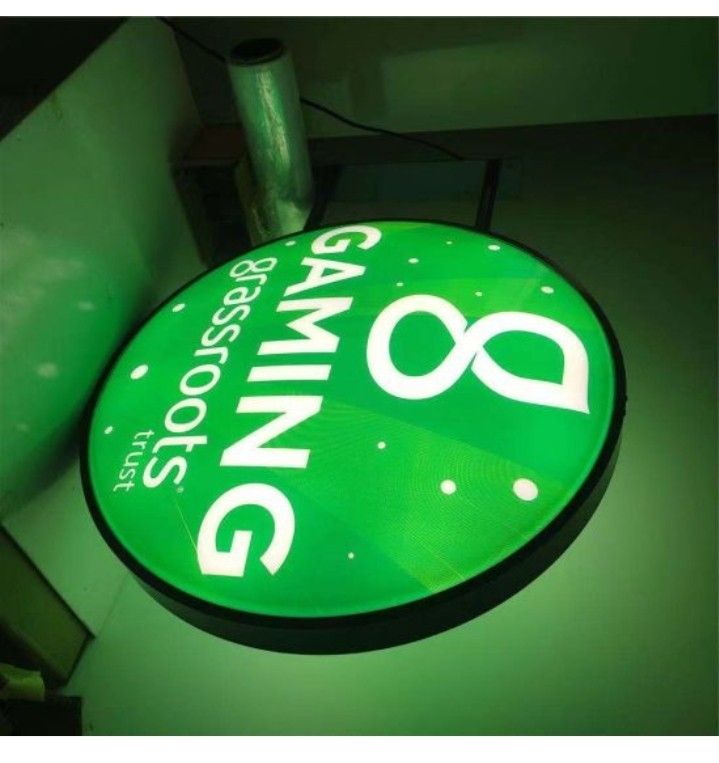 Signboard led 50cm/LED signboard/signboard round/signboard murah /LED