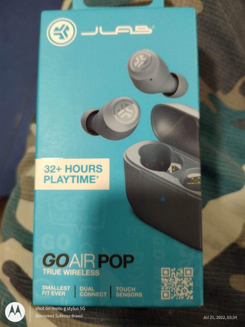 Skull candy evo sesh/ jlab u.s air pop go, Audio, Earphones on Carousell