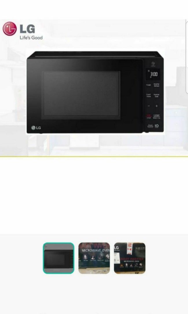 LG Smart inverter microwave oven, TV & Home Appliances, Kitchen