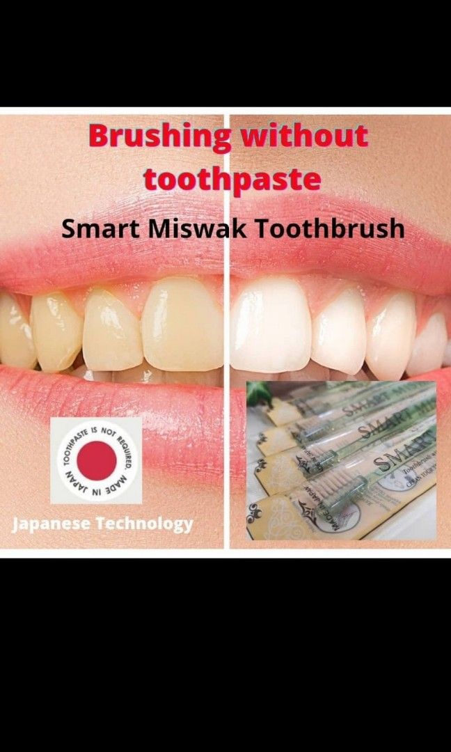 Smart Miswak Toothbrush, Beauty & Personal Care, Oral Care on Carousell