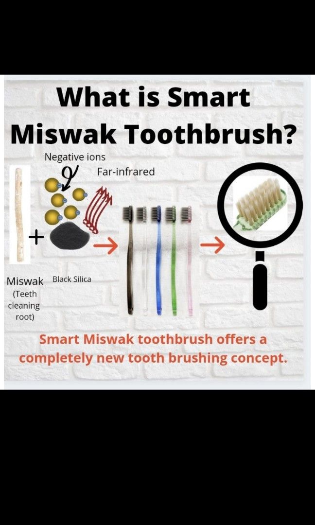 Smart Miswak Toothbrush, Beauty & Personal Care, Oral Care on Carousell