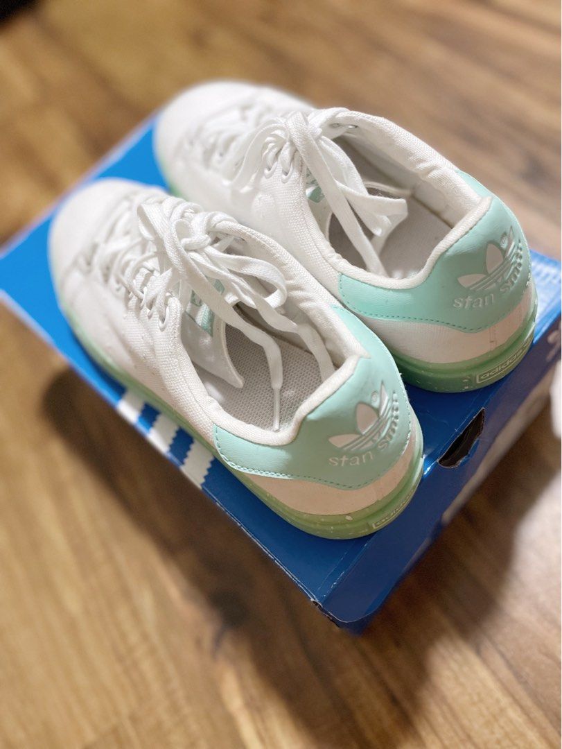 Stan Smith Vulc Mint Green W 8.5 Women s Fashion Footwear