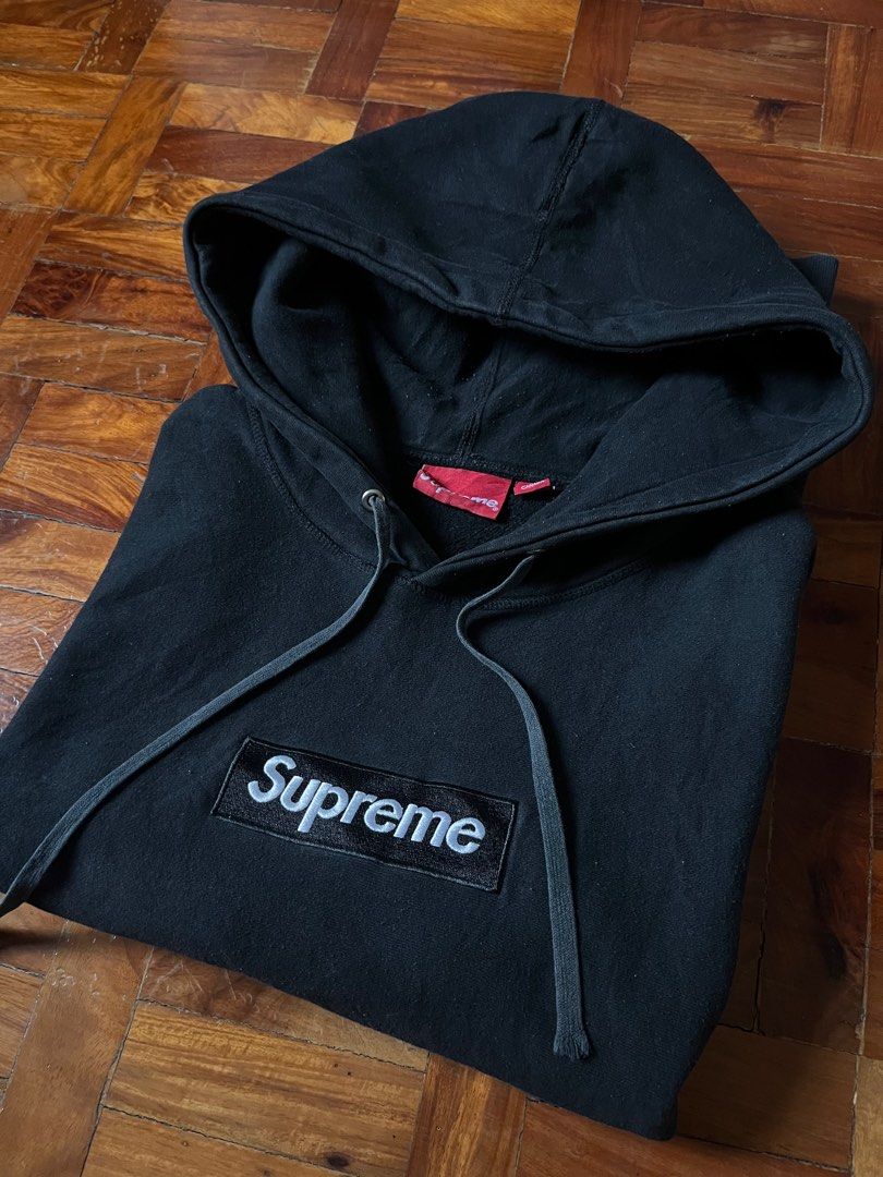 Supreme Box Logo Hoodie Black XL Bogo Authentic