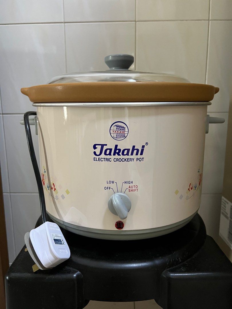 Takahi slow cooker 5.2 litres, TV & Home Appliances, Kitchen Appliances