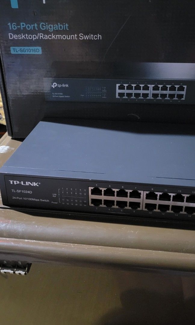 Tplink GIGABIT SWITCH HUB 24 PORT, Computers & Tech, Parts