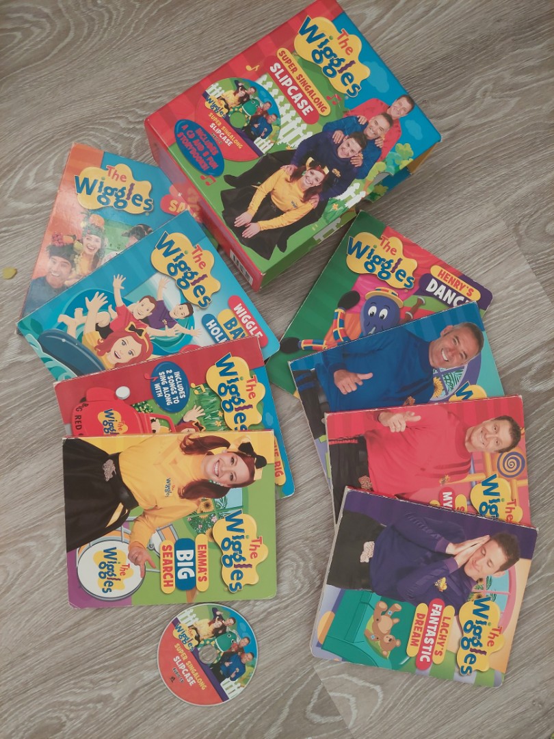 The Wiggles Books Series Including 8 Books And 1 Audio Cd Hobbies