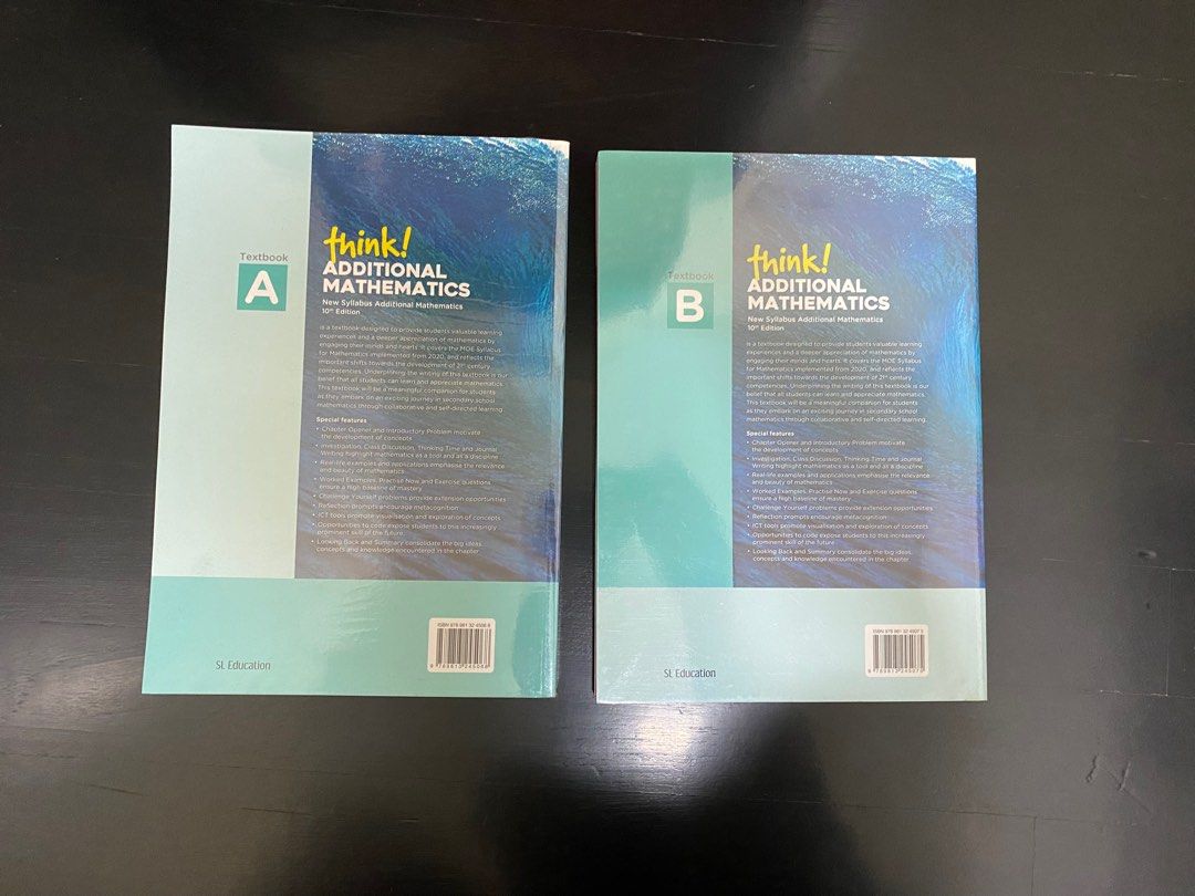 New think additional mathematics textbooks a b hobbies toys