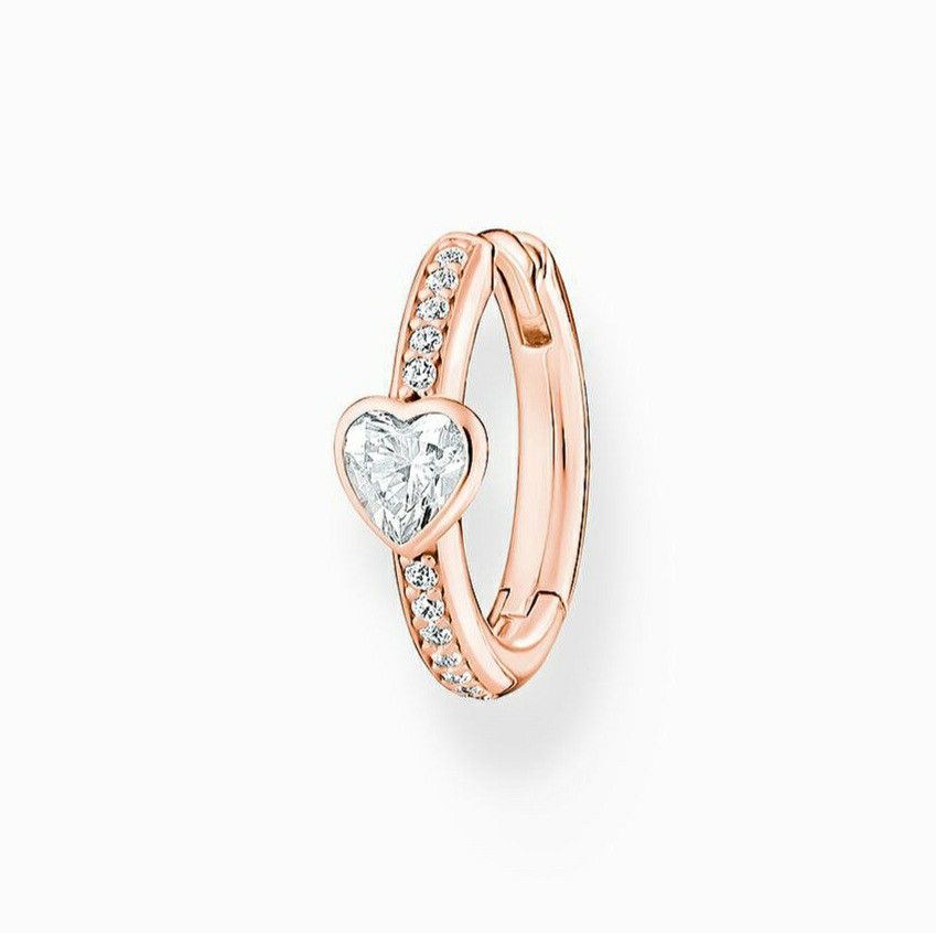 Thomas sabo rose hotsell gold heart earrings