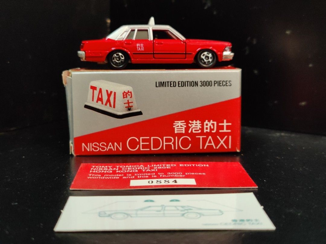 Tomy Tomica NISSAN CEDRIC CEDRIC TAXI 香港的士, 興趣及遊戲, 收藏品