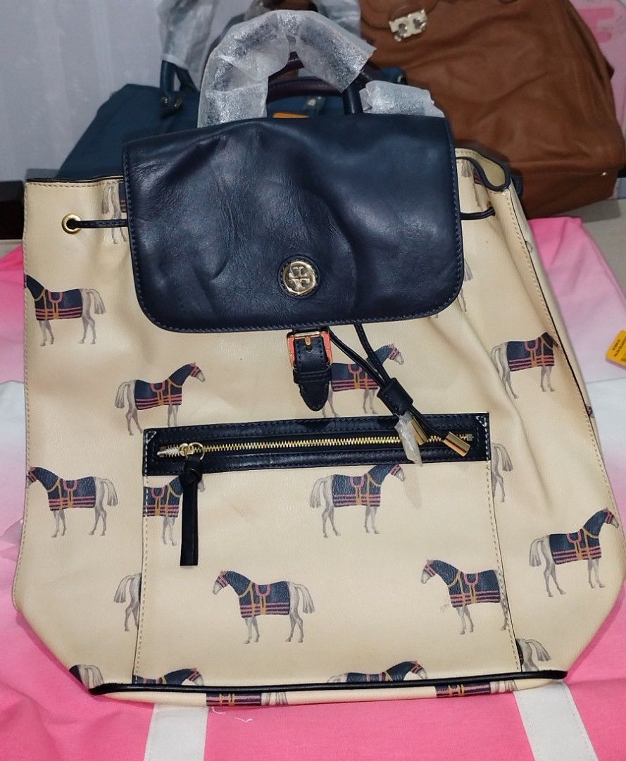 Tory Burch Horse Backpack (Category: Luxury Bags & Wallets) located in Caloocan City. Submitted by theaffordablebags1228 (Listing ID 1210437484, Image 2). Description: .