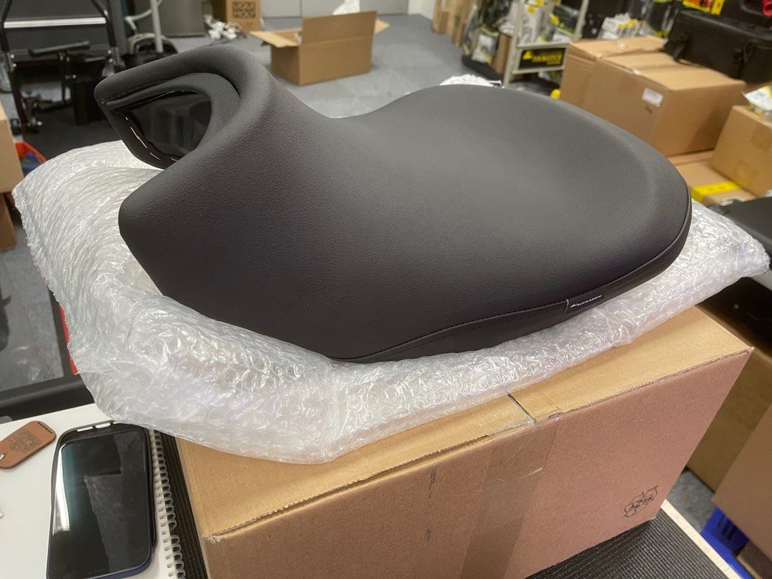 Touratech Fresh Touch Xtra low seat, Motorcycles, Motorcycle Accessories on Carousell